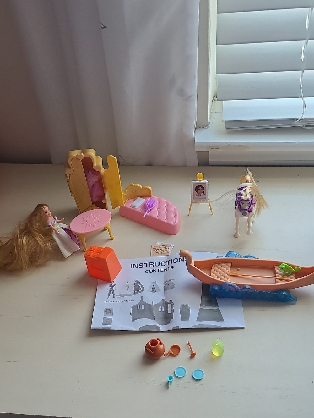 Mattel Disney Tangled Rapunzel Magical Tower INCOMPLETE Parts Lot No Tower